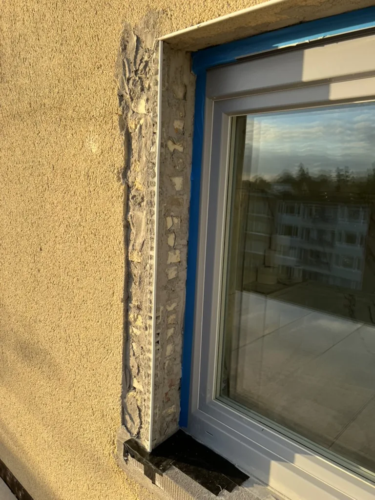 Detail van een dagkant buiten